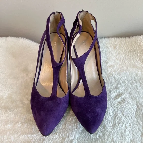 Nine West Purple Women's Heels - Picture 5 of 8